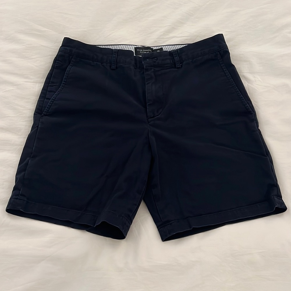 Club Monaco Men’s Shorts Baxter Fit Navy